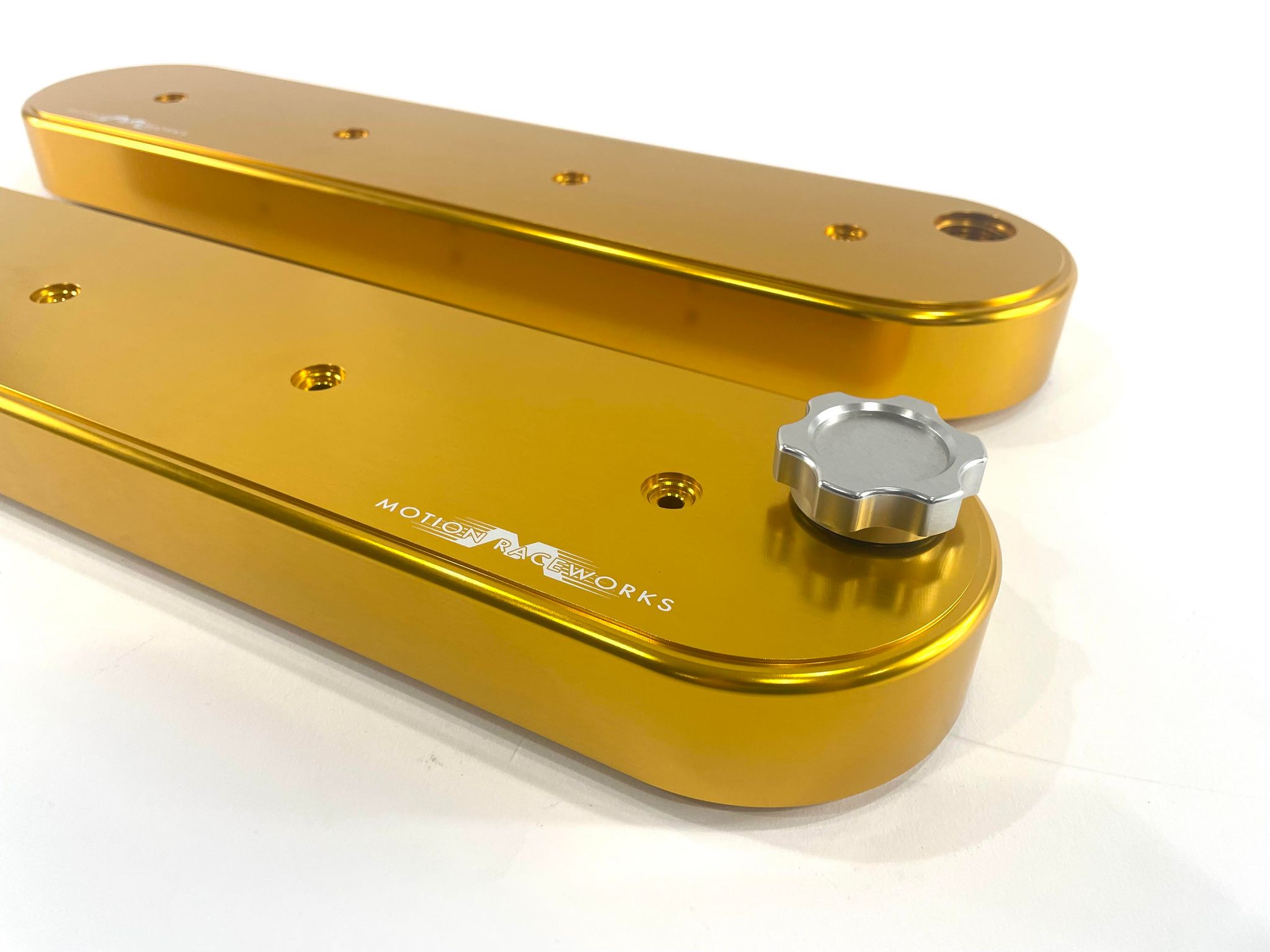 Motion Raceworks GOLD Billet LS Valve Covers 10-120GLD