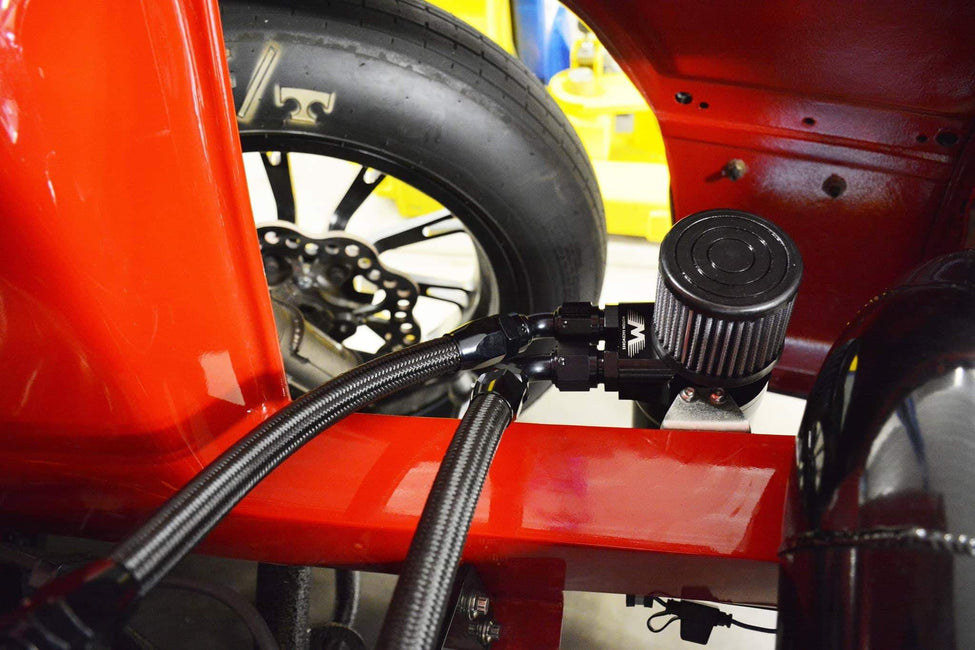 Motion Raceworks Top Loader Billet Oil Catch Can ( Dual 10 AN Port ) 3