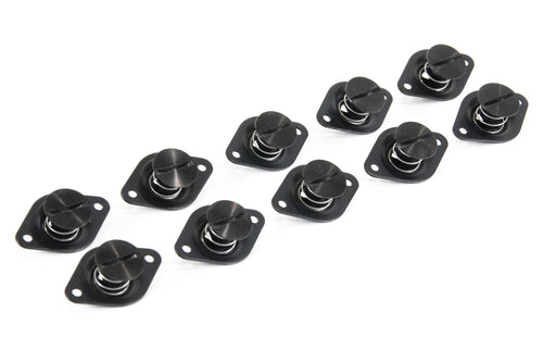 7/16 Black Anodized Dzus Fastener, Self Eject (10 Pack)-Motion Raceworks-Motion Raceworks