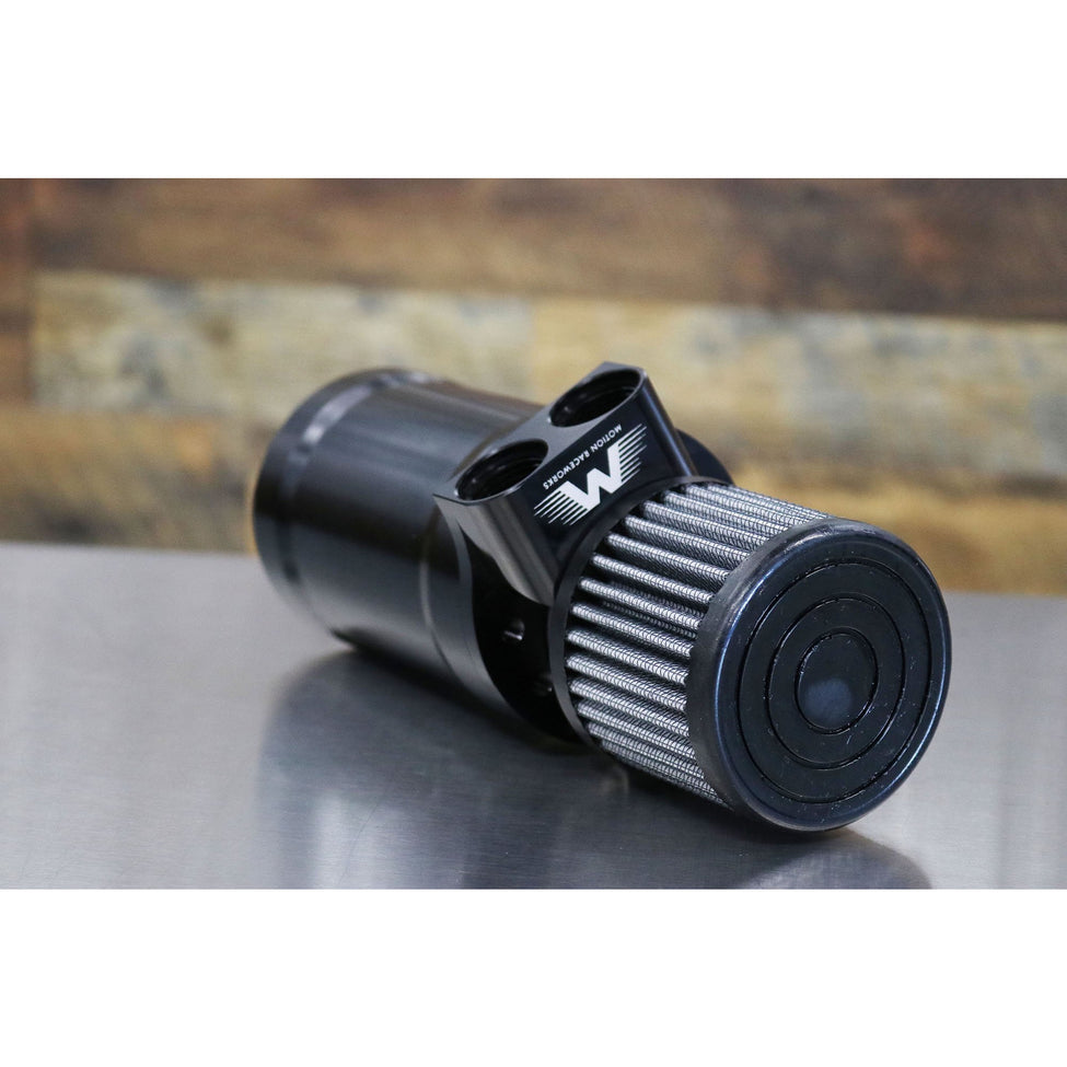 Motion Raceworks Top Loader Billet Oil Catch Can ( Dual 10 AN Port ) 3