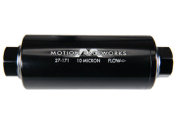 Motion Raceworks Single 12ORB Outlet Post Fuel Filter w/ Mount (10 Micron) 27-171-Motion Raceworks-Motion Raceworks