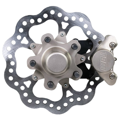 67-69 Chevy Camaro Front Drag Racing Brakes Disc/Drum Spindle (w/ New Aluminum Hub) 001-0233-TBM Brakes-Motion Raceworks