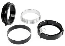 Quick Seal 4" Connector w/ Clamp for ICON 102mm Throttle Body - BLACK 10-14012BLK-Motion Raceworks-Motion Raceworks