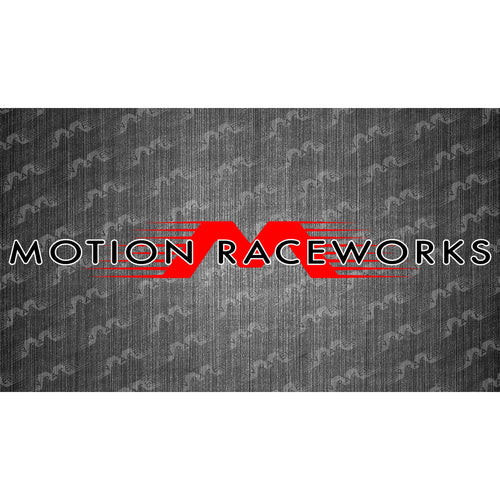Red/White Motion Raceworks Large Decal 48"x6"-Motion Raceworks-Motion Raceworks