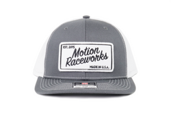 Motion Heritage Hat Dark Gray/White Snapback 95-129 – Motion Raceworks
