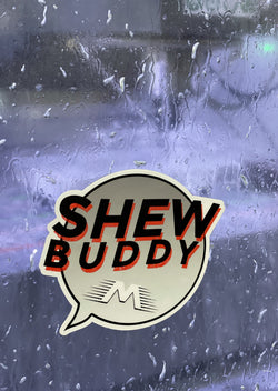 SHEW BUDDY Sticker 4"x3"-Motion Raceworks-Motion Raceworks