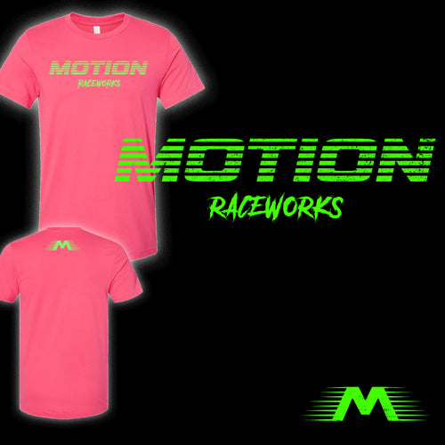 Pink 80's Fade Shirt XS-4XL 96-135-Motion Raceworks-Motion Raceworks