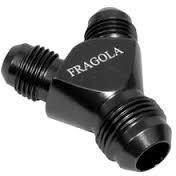 Fragola -12 AN To Dual -10 AN Y Fitting 900613-BL-Fragola-Motion Raceworks